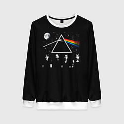 Свитшот женский PINK FLOYD LOGO ПИНК ФЛОЙД НЕБО, цвет: 3D-белый