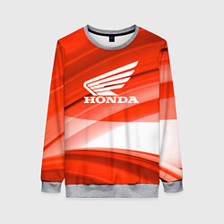 Свитшот женский Honda logo auto, цвет: 3D-меланж