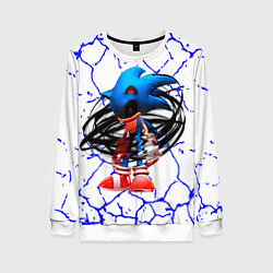 Женский свитшот СОНИК EXE ТЕМНЫЙ СОНИК