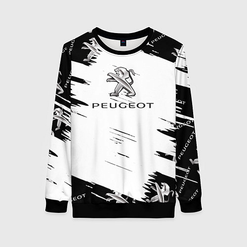 Женский свитшот Peugeot Auto Бренд / 3D-Черный – фото 1
