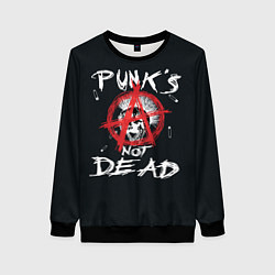 Женский свитшот Punks Not Dead Анархия