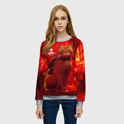 Свитшот женский The Stray, цвет: 3D-меланж — фото 2