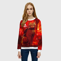 Свитшот женский The Stray, цвет: 3D-белый — фото 2