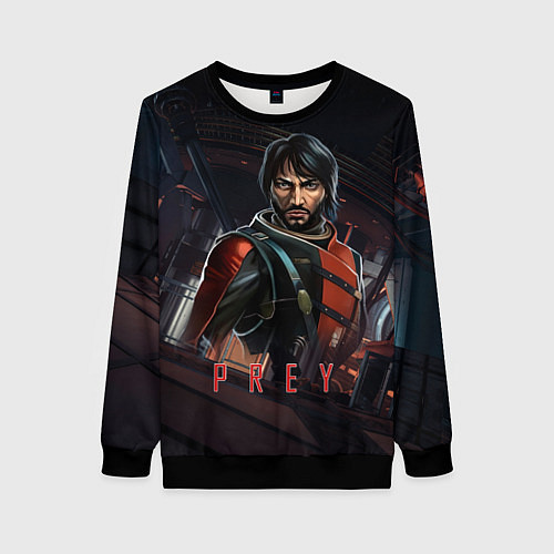 Женский свитшот Dark Prey / 3D-Черный – фото 1