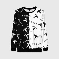 Женский свитшот Tesla Black & White