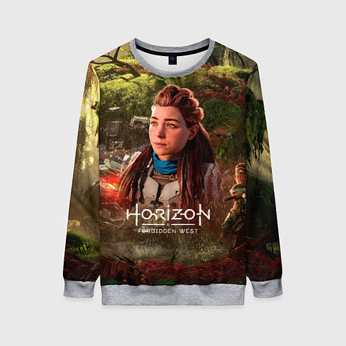 Женский свитшот Horizon Forbidden West Aloy / 3D-Меланж – фото 1