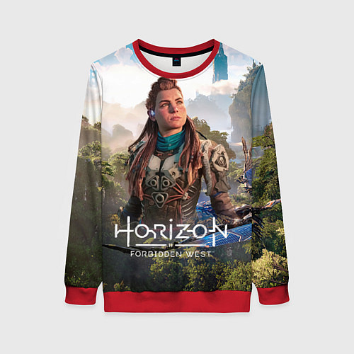 Женский свитшот Aloy Элой Horizon / 3D-Красный – фото 1