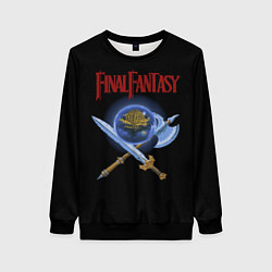 Свитшот женский Old game Final Fantsy, цвет: 3D-черный
