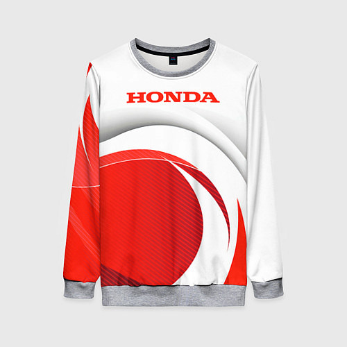 Женский свитшот Хонда HONDA / 3D-Меланж – фото 1