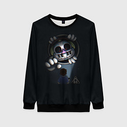 Свитшот женский FNAF Security Breach Музыкальный диджей DJ Music M, цвет: 3D-черный
