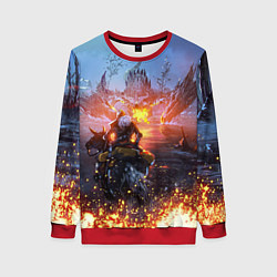 Женский свитшот ELDEN RING БИТВА С ДРАКОНОМ
