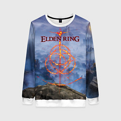 Свитшот женский Elden Ring, Logo, цвет: 3D-белый
