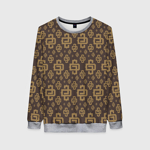 Женский свитшот Monogramm Pattern Dope Camo Dope Street Market / 3D-Меланж – фото 1