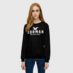 Свитшот женский Узор Black Jorman Air Dope Street Market, цвет: 3D-черный — фото 2