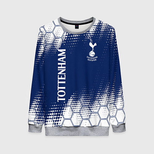 Женский свитшот TOTTENHAM HOTSPUR Тоттенхэм / 3D-Меланж – фото 1