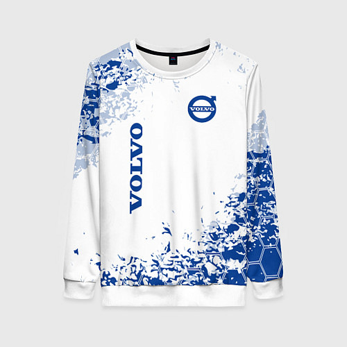 Женский свитшот Volvo - Auto sport / 3D-Белый – фото 1