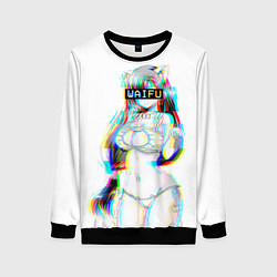 Женский свитшот Кошкодевочка Waifu