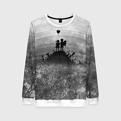 Женский свитшот Бэнкси Дети Любовь Banksy