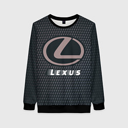Свитшот женский LEXUS Lexus - Карбон, цвет: 3D-черный