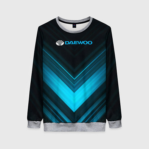 Женский свитшот DAEWOO ДЭУ спорт / 3D-Меланж – фото 1