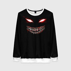 Женский свитшот Красноглазый демон Dead Inside