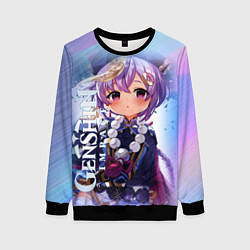Свитшот женский Геншин Ци-Ци, цвет: 3D-черный
