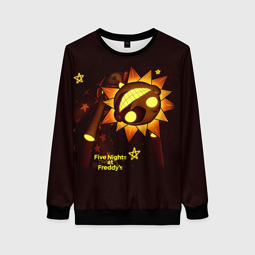 Женский свитшот Five Nights at Freddys Security Breach - Воспитате / 3D-Черный – фото 1