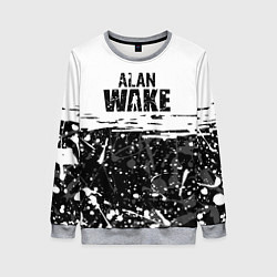 Свитшот женский Alan Wake Алан Уэйк, цвет: 3D-меланж