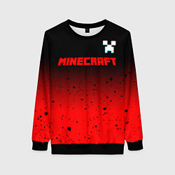 Свитшот женский МАЙНКРАФТ Минимализм, цвет: 3D-черный