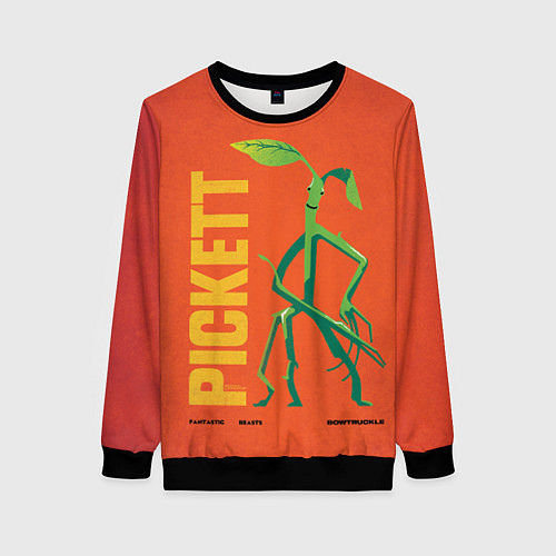 Женский свитшот Фантастические Твари Pickett / 3D-Черный – фото 1