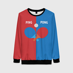 Женский свитшот PING PONG теннис
