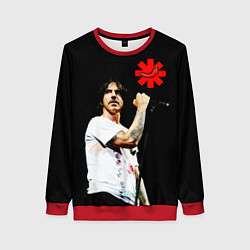 Свитшот женский Red Hot Chili Peppers RHCP, цвет: 3D-красный