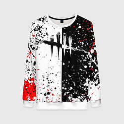 Женский свитшот Dead by daylight брызги красок
