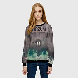 Свитшот женский Thulean Mysteries - Burzum, цвет: 3D-черный — фото 2