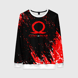 Женский свитшот God of war брызги