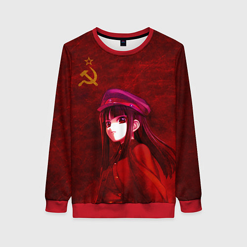 Женский свитшот 9 мая День победы / 3D-Красный – фото 1