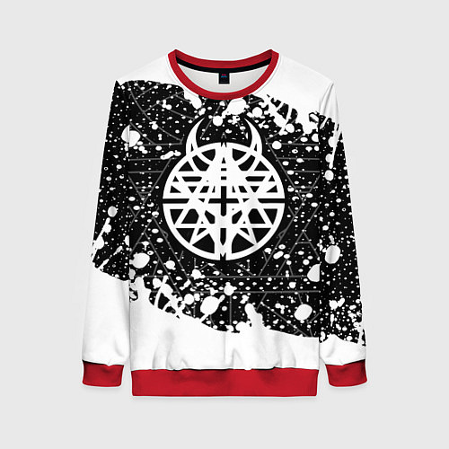 Женский свитшот Disturbed songs / 3D-Красный – фото 1