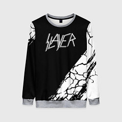 Свитшот женский Slayer Трещины, цвет: 3D-меланж