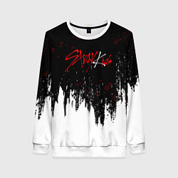 Свитшот женский Stray kids - changbin, цвет: 3D-белый