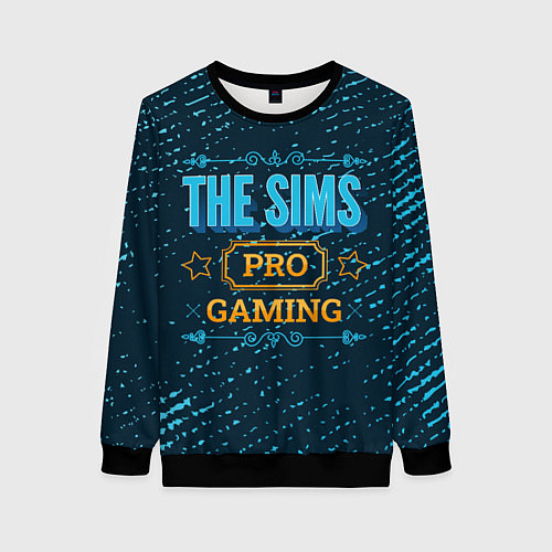 Женский свитшот The Sims Gaming PRO / 3D-Черный – фото 1