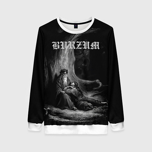 Женский свитшот The Ways of Yore - Burzum / 3D-Белый – фото 1