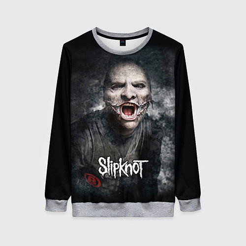 Женский свитшот Slipknot - The Gray Chapter - Corey Taylor / 3D-Меланж – фото 1