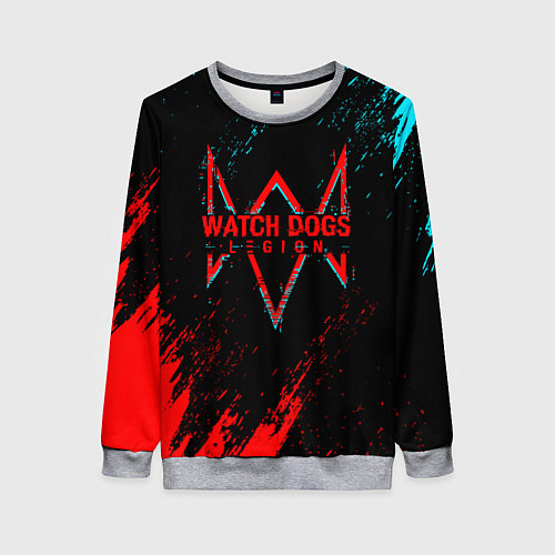 Женский свитшот Watch Dogs 2 watch dogs: legion / 3D-Меланж – фото 1