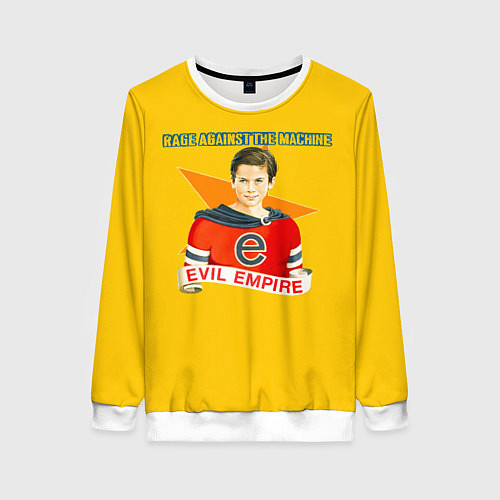 Женский свитшот Evil Empire - Rage Against the Machine / 3D-Белый – фото 1