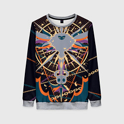 Женский свитшот Рыцарь и Лучезарность Hollow Knight