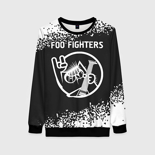 Женский свитшот Foo Fighters КОТ Арт / 3D-Черный – фото 1