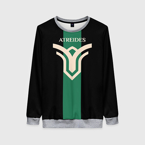 Женский свитшот Dune: Spice Wars раса Atreides / 3D-Меланж – фото 1
