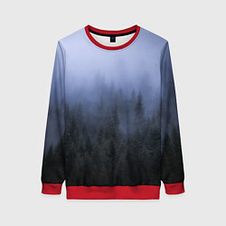 Женский свитшот Лес в ночи