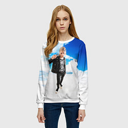 Свитшот женский ПЛАТИНА SOSA MUZIK, цвет: 3D-белый — фото 2