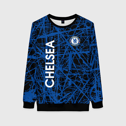 Женский свитшот CHELSEA F C / 3D-Черный – фото 1